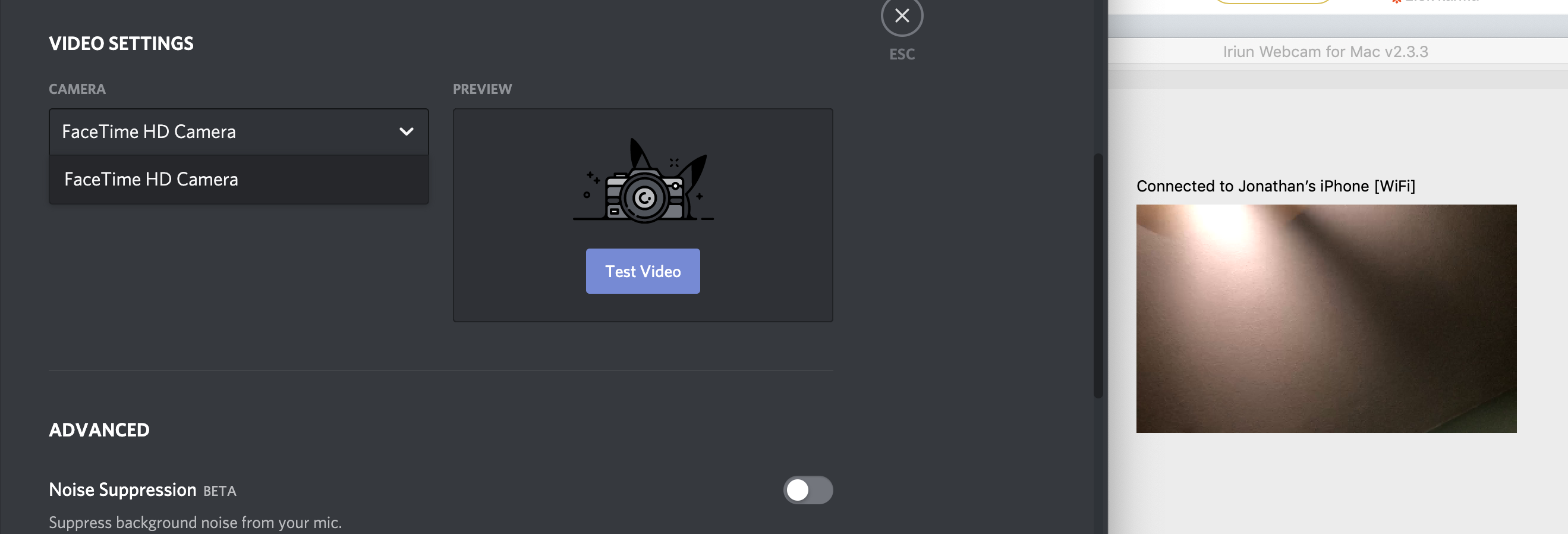 How To Use Iriun Webcam With Discord